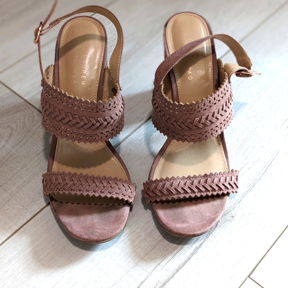 Lauren Conrad (LC) pink sandals